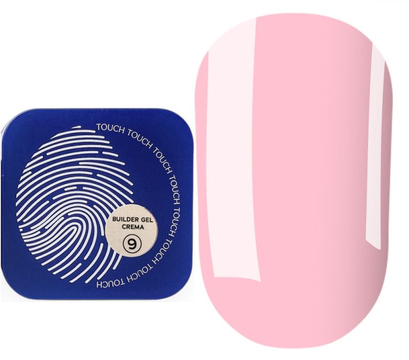 Гель для наращивания Touch Builder Gel Crema №09, 30 мл