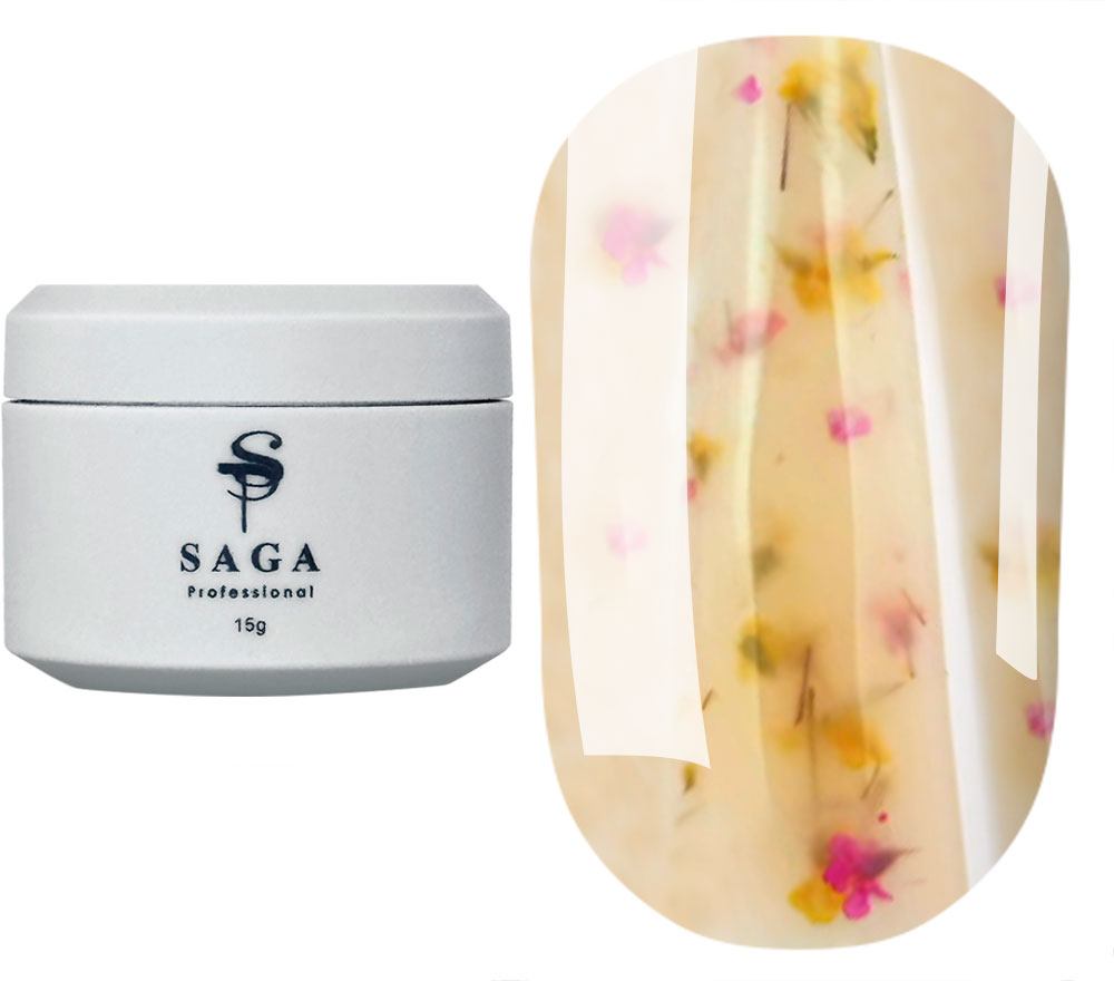 Гель SAGA professional Liquid Floral Gel №04, 15мл