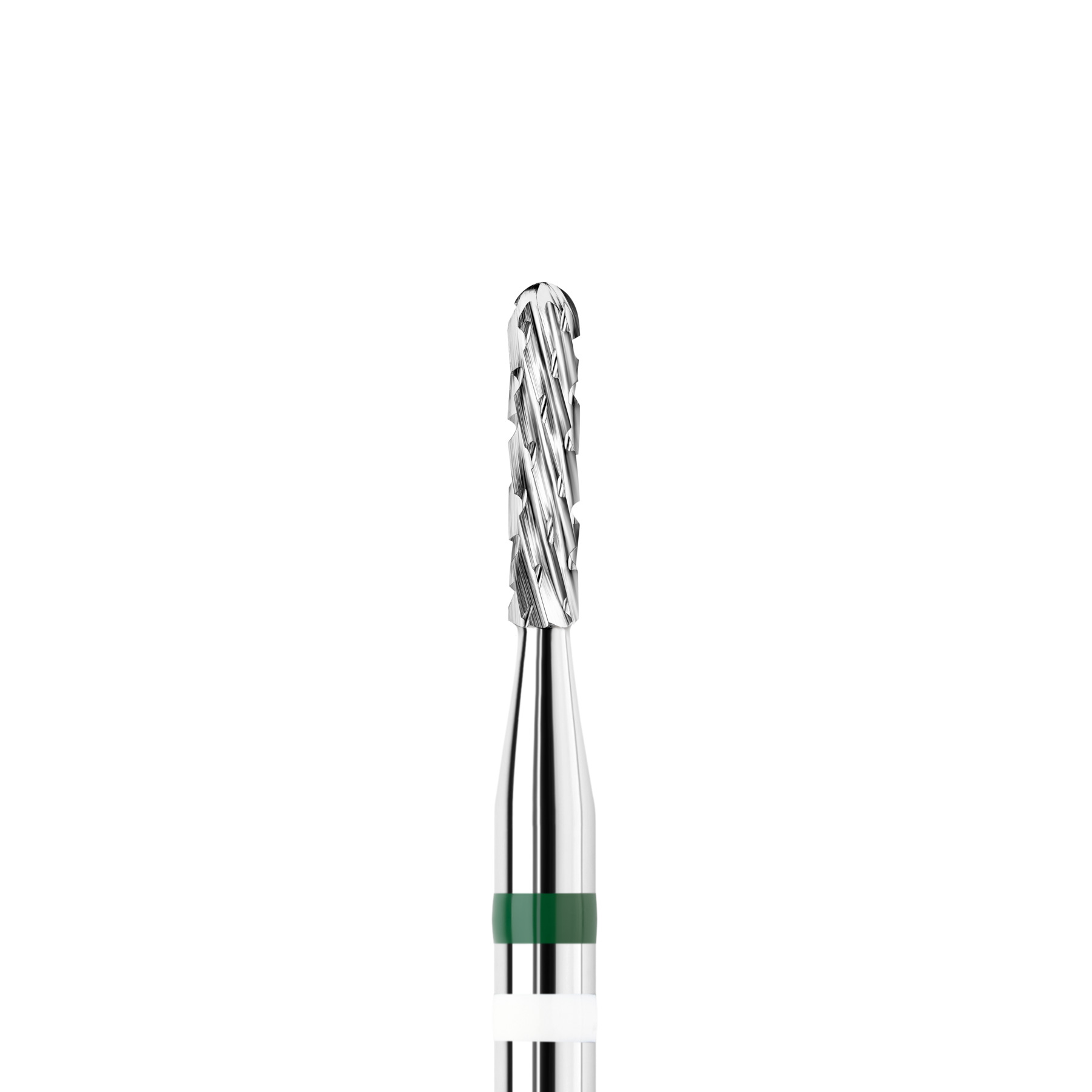 Фреза карбід-вольфрамова KWARK, циліндр сферичний для лівші, зелена, 1,6 мм (KC09106CO-L)