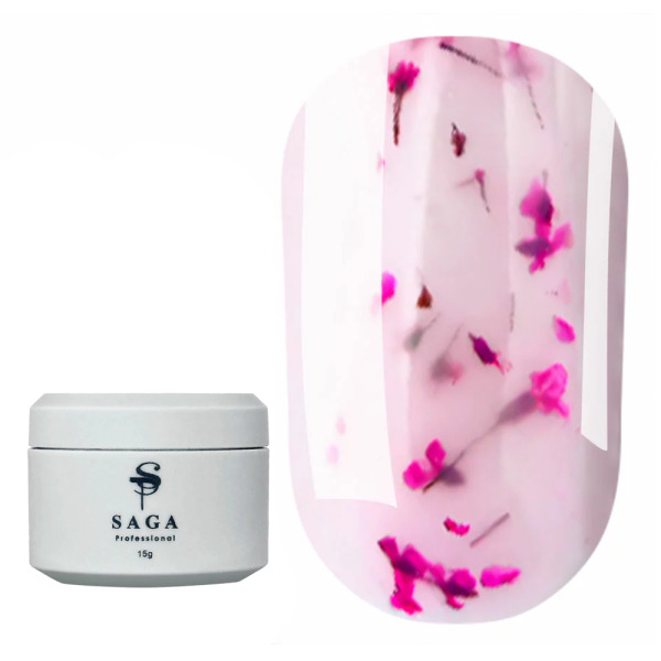 Гель SAGA professional Liquid Floral Gel №01, 15мл
