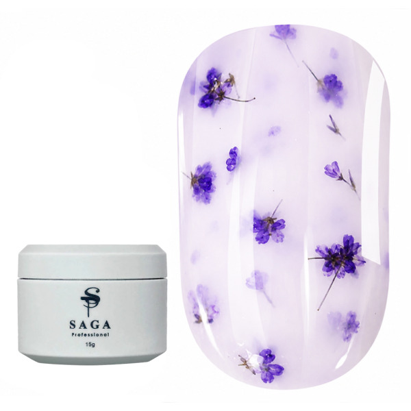 Гель SAGA professional Liquid Floral Gel №02, 15мл