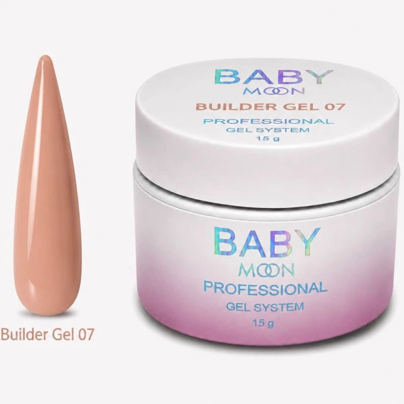 Моделюючий гель BABY MOON Builder Gel №07, 15 мл