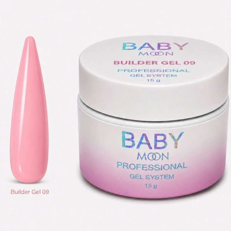 Моделюючий гель BABY MOON Builder Gel №09, 15 мл