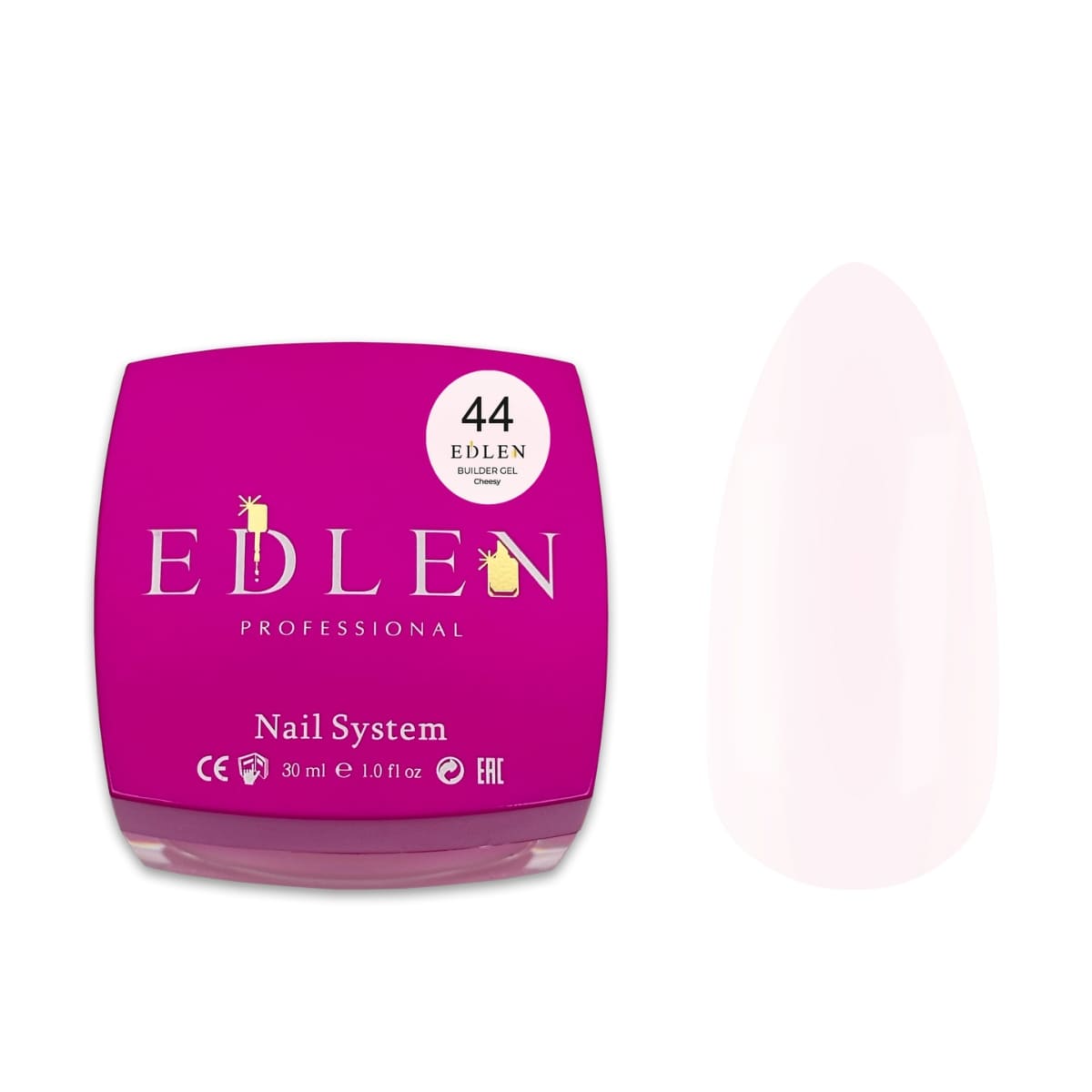 Гель для наращивания Edlen Builder Gel Cheesy №44, 30 мл