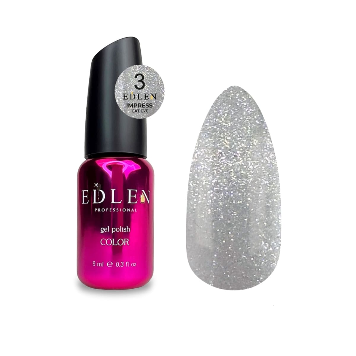 Гель-лак Edlen Impress Cat Eye №03, 9 мл