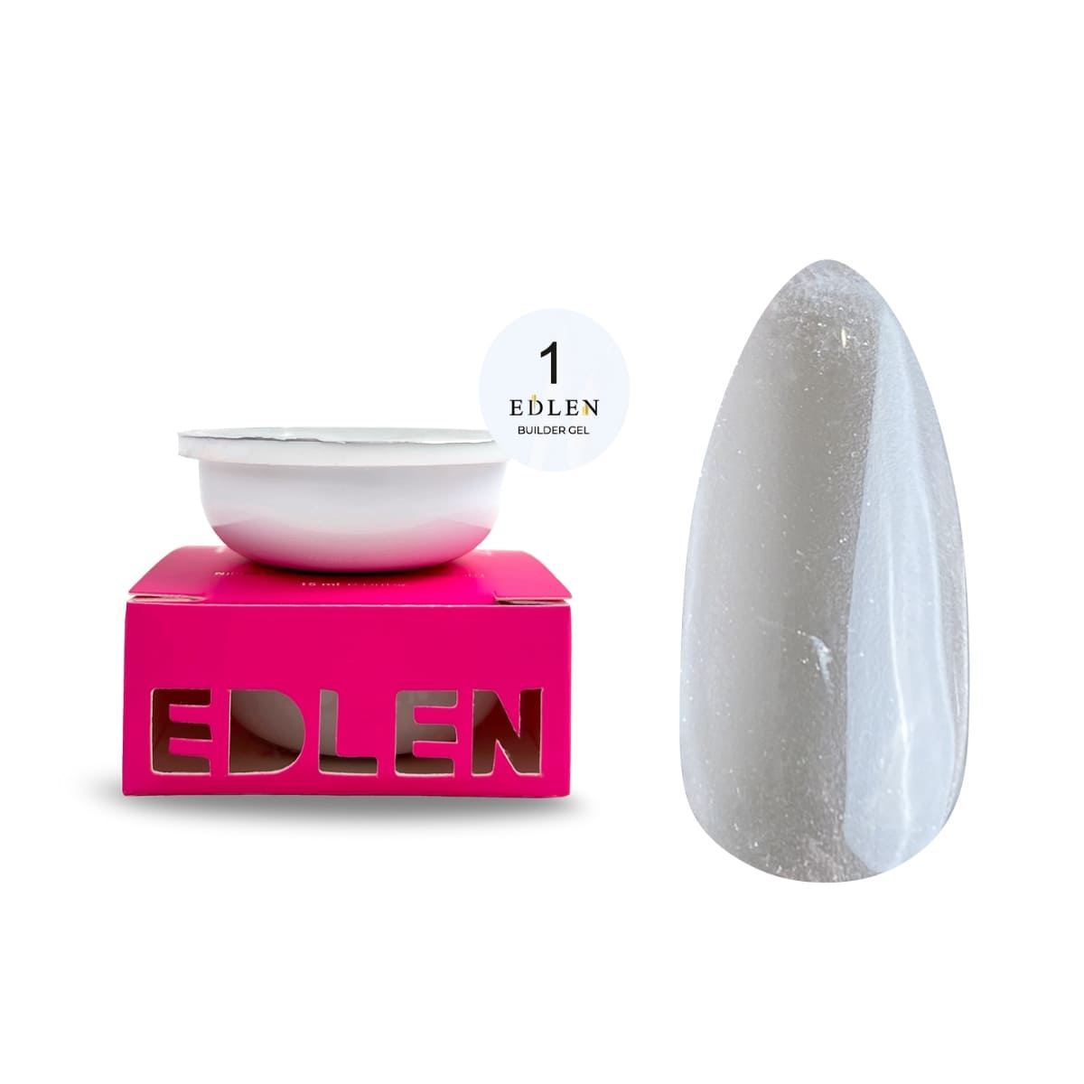 Змінний картридж Edlen Refill Builder Gel №1, 15 мл