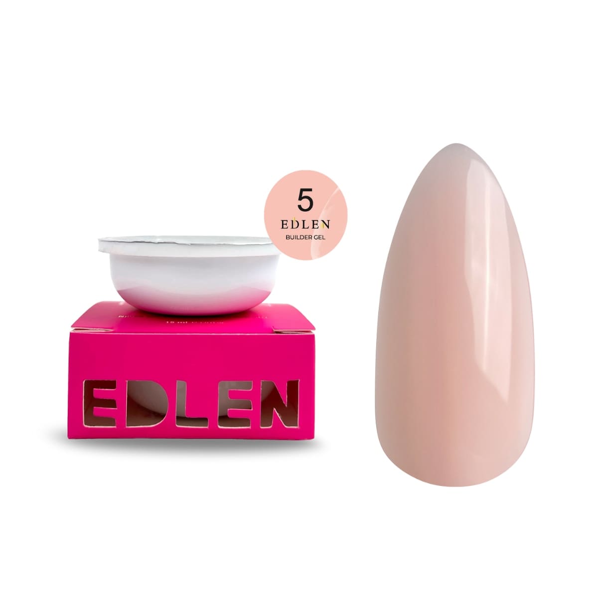 Сменный катридж Edlen Refill Builder Gel №5, 15 мл