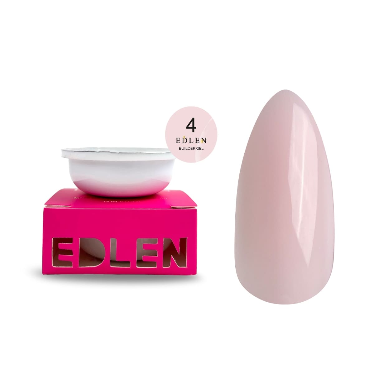 Змінний картридж Edlen Refill Builder Gel №4, 30 мл