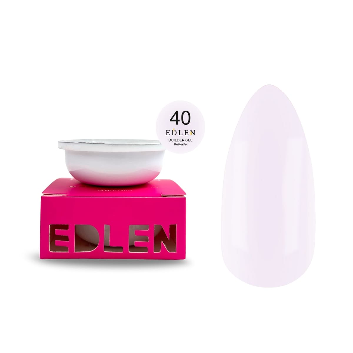 Змінний картридж Edlen Refill Builder Gel Butterfly №40, 15 мл