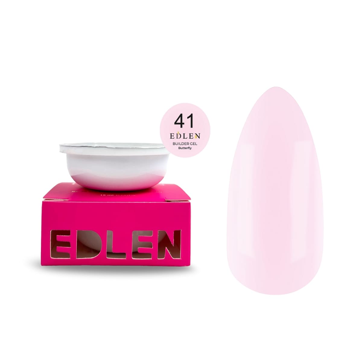 Змінний картридж Edlen Refill Builder Gel Butterfly №41, 30 мл