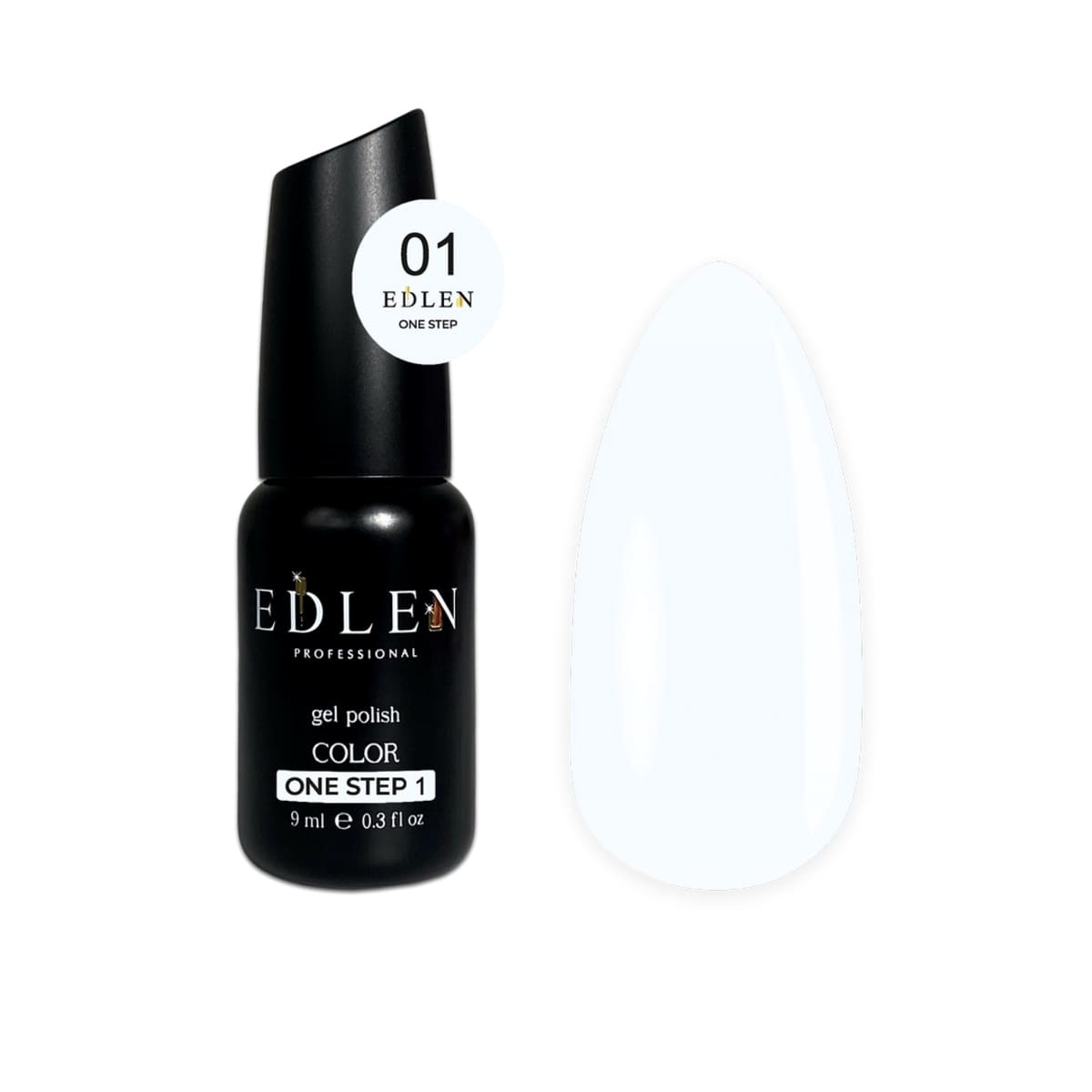 Однофазный гель-лак Edlen One step №01, 9 мл
