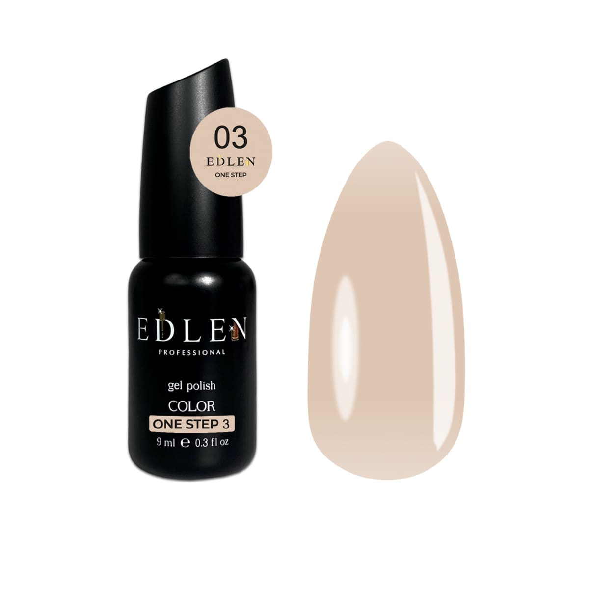 Однофазный гель-лак Edlen One step №03, 9 мл