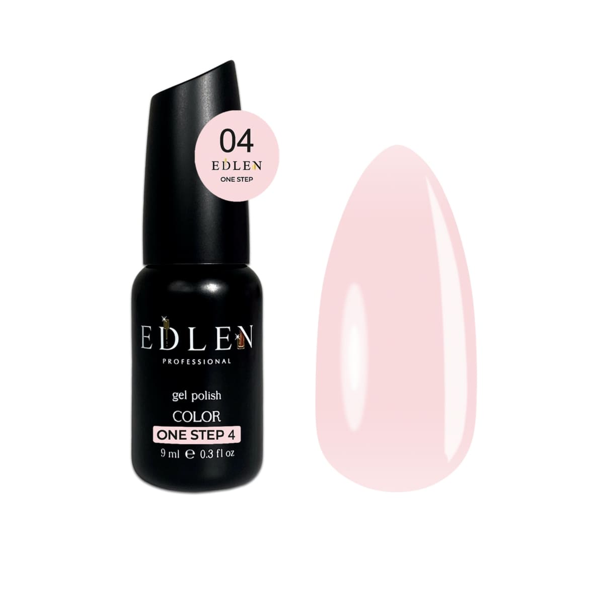 Однофазный гель-лак Edlen One step №04, 9 мл