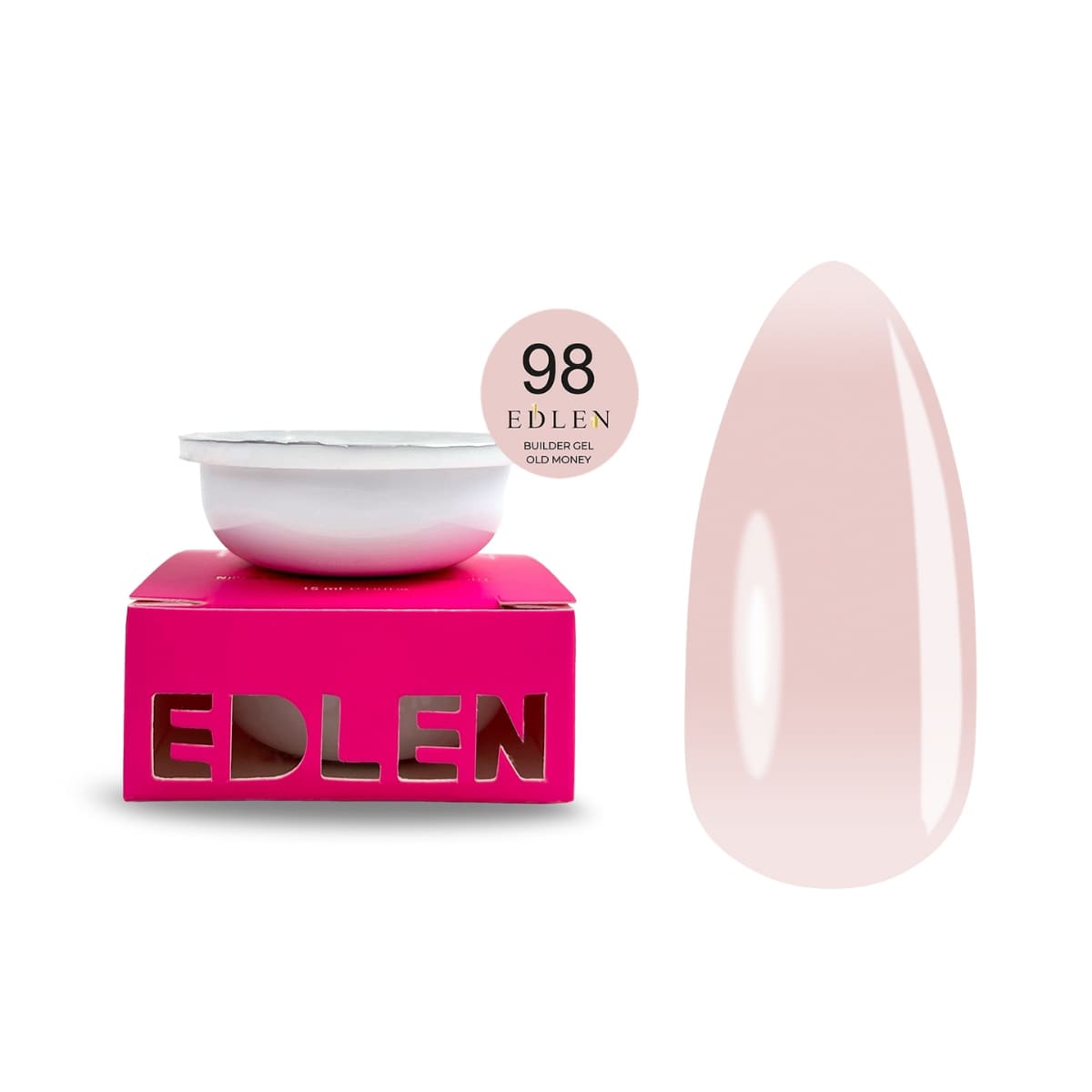 Сменный картридж Edlen Refill Builder Gel Old Money №98, 30 мл