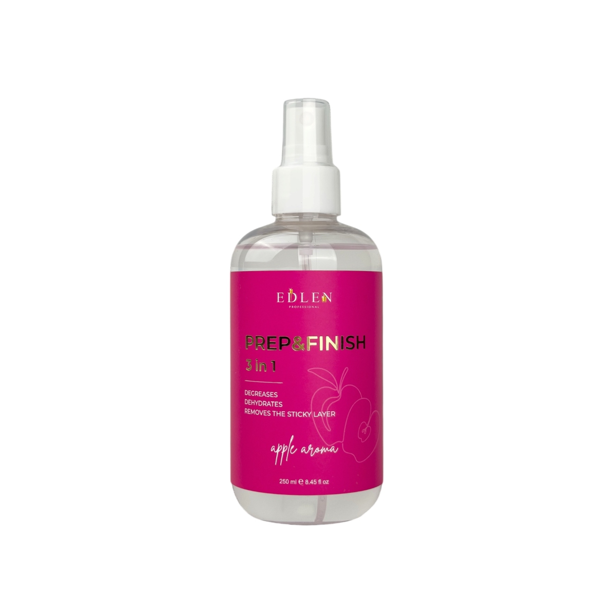 Знежирювач Edlen Prep&Finish Apple, 250 мл Знежирювач Edlen Prep&Finish Apple, 250 мл