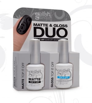 Гель-лак Gelish Matte & Gloss Top-It-Off DUO Гель-лак Gelish Matte & Gloss Top-It-Off DUO