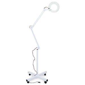Лампа-лупа з люмінесцентним підсвічуванням на штативі (тренога)