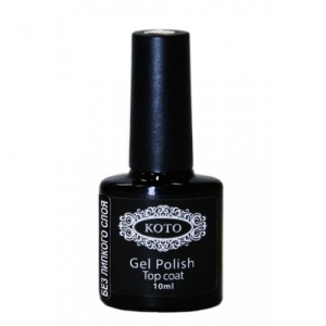 Гель-лак КОТО Rubber Top Coat 10 мл
