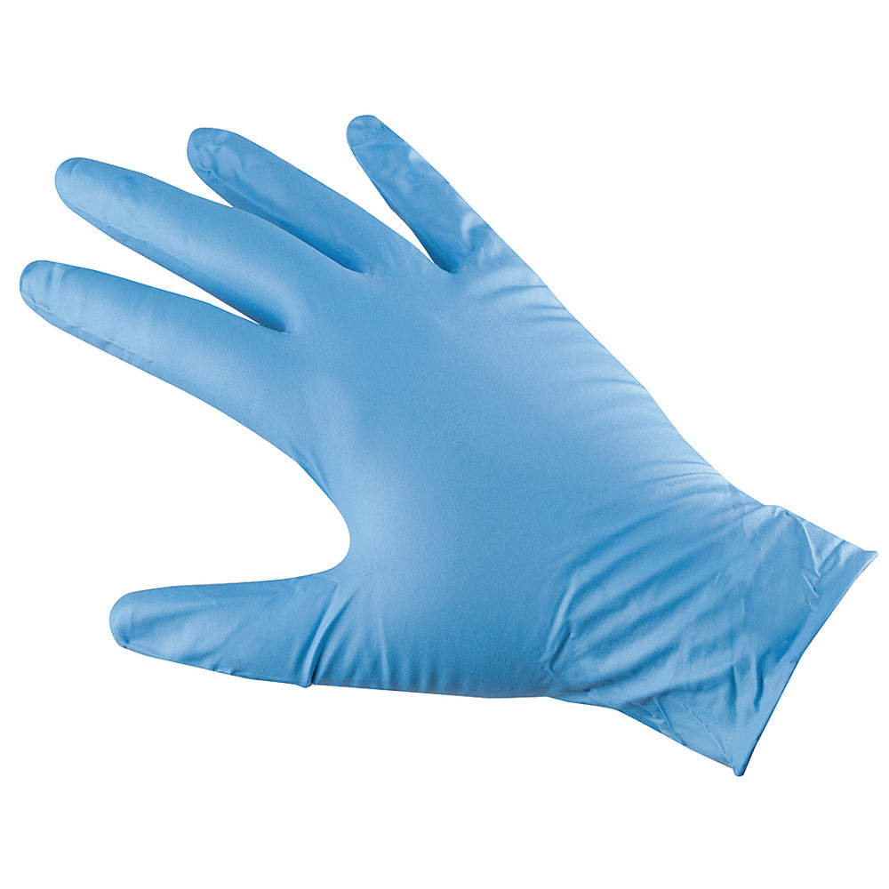 Перчатки нитриловые SHANMEI BLUE неопудренные, размер M, 70 шт