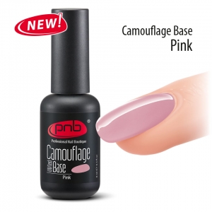 Гель-лак PNB UV/LED Camouflage Base 8 ml, Pink