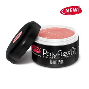 Акрил-гель PolyFlex Gel Warm Pink PNB 15 ml