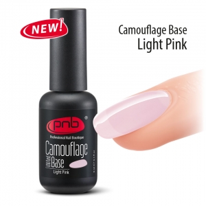 Гель-лак PNB UV/LED Camouflage Base 8 ml, Light Pink