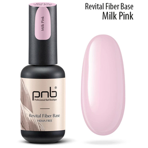 Гель-лак PNB UV/LED Fiber Base Milk Pink 17 ml